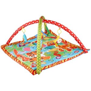 Детский игровой коврик с мягкими игрушками-пищалками на подвеске Умка B1387963-R-J