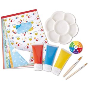 Детский игровой набор для творчества и рисования "Микс цветов" с палитрой для смешивания красок