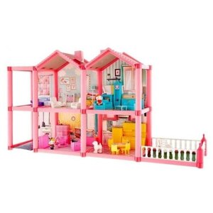 Дом для кукол Happy Valley "Кукольный дом", игрушки для девочек, с мебелью и аксессуарами