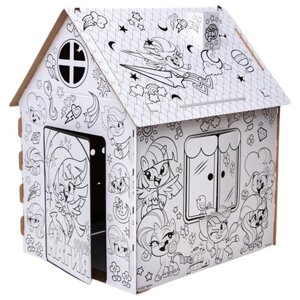 Дом-раскраска «Мой маленький пони», набор для творчества, дом из картона, My little pony