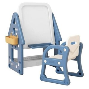 Доска для рисования+стульчик PS-061-B синий