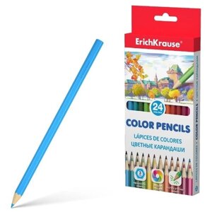 ErichKrause Цветные карандаши шестигранные 24 цвета (49884) разноцветный