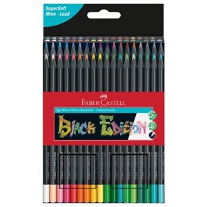 Faber-Castell Карандаши цветные Black Edition, 36 цветов, 116436 разноцветный