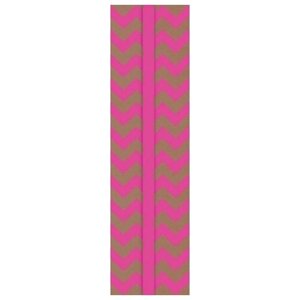 Феникс+канцтовары) Закладка для книг картонная "Розовый зигзаг"