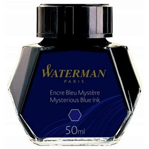 Флакон с чернилами Waterman Ink Bottle BlueDark 51064 S0110790 для перьевых ручек