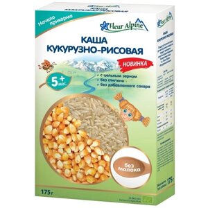 Флёр Альпин - каша кукурузно-рисовая, 5 мес., 175 гр