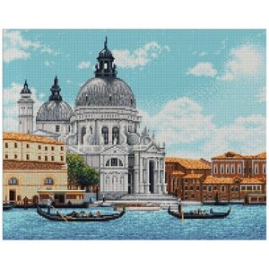 "Фрея" набор кристальная (алмазная) мозаика ALVA-05 "Венеция. Базилика Санта-Мария" 50 х 40 см