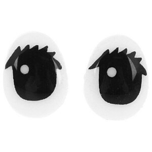 Глаза винтовые с заглушками, набор 4 шт, размер 1 шт: 1,31 см