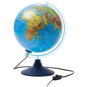GLOBEN Глобус Земли физико-политический интерактивный, с подсветкой (многоцветный)