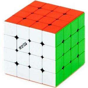 Головоломка Кубик Рубика QiYi MoFangGe 4 MP M 4х4 x4 / Скоростной Магнитный / Цветной пластик