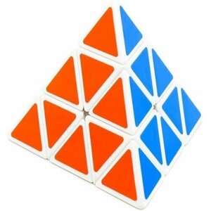 Головоломка Пирамидка Рубика ShengShou Pyraminx Aurora Белый пластик