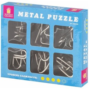 Головоломка Золотая сказка Metal Puzzle 662089 серебристый