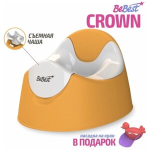 Горшок детский BeBest "Crown", голубой