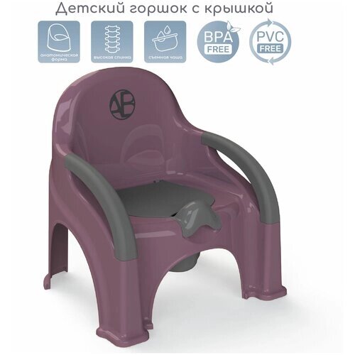 Горшок-стул AMAROBABY Baby chair, фиолетовый