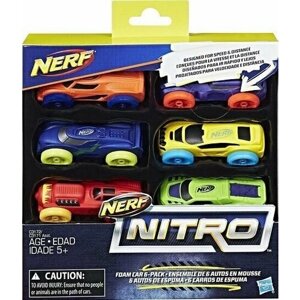 Hasbro Nerf - Машинки Нитро, 6 штук