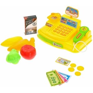 Игровой набор "Мини-касса", с аксессуарами, цвет сюрприз, для детей