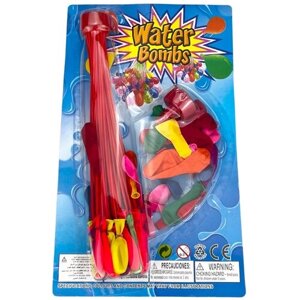 Игровой набор, Водные бомбочки-шарики, 70 штук, 2 насадки.
