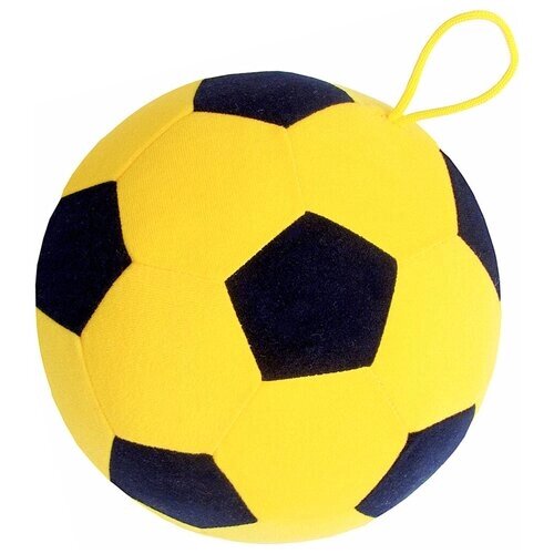 Игрушка для малышей Мяч с погремушкой (желто-черный) Мякиш 440