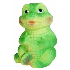 Игрушка для ванной огонёк Крокодил Кокоша (С-684), зеленый