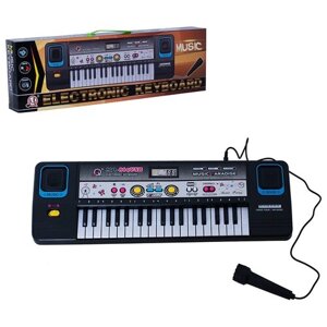 Игрушка музыкальная Синтезатор с микрофоном 37 клавиш (MQ869USB)
