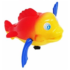 Игрушка Рыбка заводная водоплавающая для игры в ванной для детей