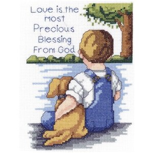 Janlynn Набор для вышивания Precious Blessing 15 x 30 см, 021-1745