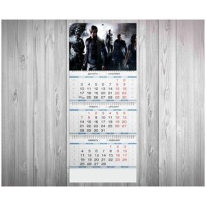 Календарь MIGOM Квартальный Принт "Resident Evil, Резидент Эвил"9