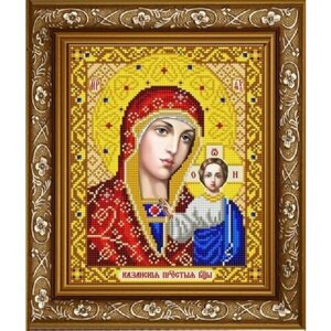 Канва (рисунок) для вышивания бисером Благовест "Пресвятая Богородица Казанская" ИС-4002