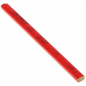 Карандаш столярный KOH-I-NOOR 1 штука, B, грифель 5х2 мм, корпус красный (153600100177)
