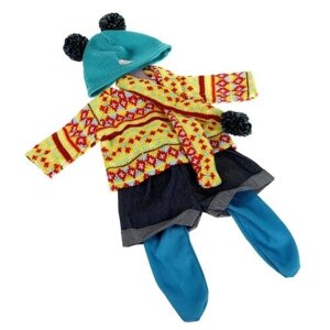 Карапуз Комплект одежды для кукол 40-46 см, OTFY-KN-34-RU разноцветный