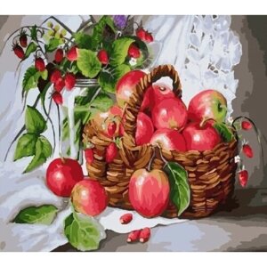 Картина по номерам 000 Hobby Home Фруктово-ягодный натюрморт 40х50