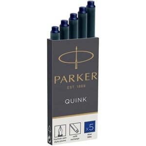 Картридж для перьевой ручки PARKER Quink Z11 (5 шт.) синий