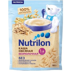 Каша безмолочная Nutrilon "Овсяная", с 5 месяцев, 180 г