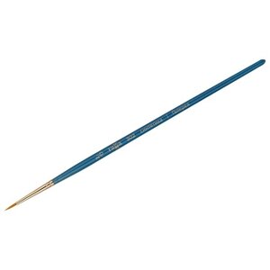 Кисть ГАММА Галерея №2/0, синтетика, круглая, короткая ручка (302020)2/0, синий