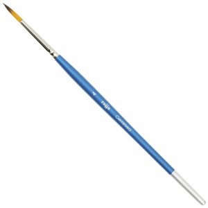 Кисть ГАММА синтетика №4, круглая, короткая ручка (280618.07.04)4, синий