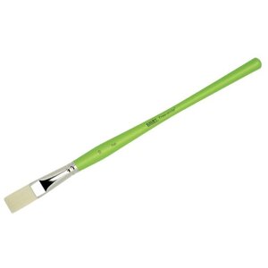 Кисть Liquitex Free Style синтетика,10, плоская, длинная ручка №10, зеленый