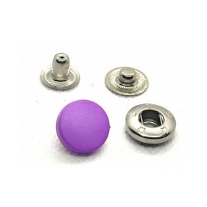 Кнопка с пластиковой крышкой 12,5 мм №54 (уп. 20 шт) цв. 414 фиолетовый ProKnopka
