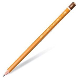 KOH-I-NOOR Чернографитный карандаш 1500 1 шт (150003H01170RU) желтый