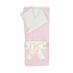 Конверт-одеяло на выписку "Нежность", розовый