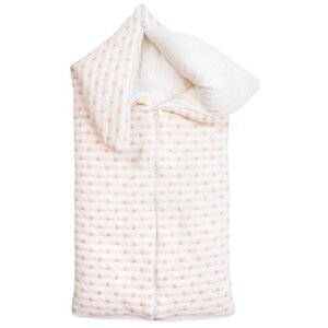 Конверт-одеяло, на выписку, в коляску, 0-6 мес., розовый