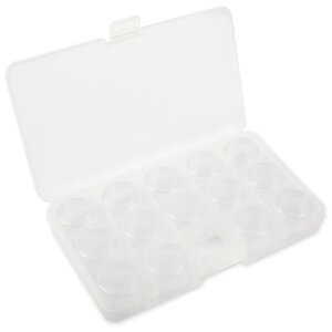 Коробка пластик для швейных принадлежностей "Gamma" OM-042-110 прозрачная
