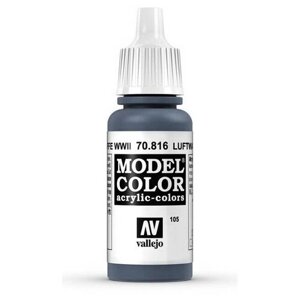 Краска Vallejo серии Model Color - Синий люфтваффе 70816 (17мл)