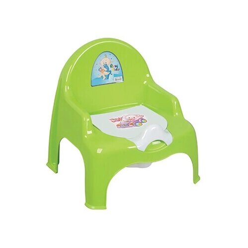 Кресло-горшок туалет для детей 32.1х24.6х34.1 салатовой DD Style