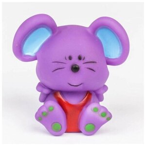 Крошка Я Резиновая игрушка для игры в ванной "Мышонок", цвет микс