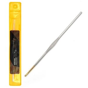 Крючки для вязания Maxwell Gold односторонние с золотой головкой арт. MAXW. 7221, никель 1,8мм, 12 см