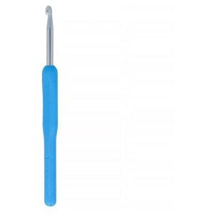 Крючок для вязания Gamma с пластиковой ручкой, металл, d 5,0 мм, 14 см, в чехле