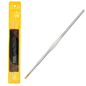 Крючок для вязания односторонний d 1,7 мм., 12 см., MAXW. 7214, MAXWELL, серый
