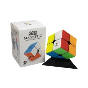 Кубик Рубика скоростной магнитный YuXin Little Magic 2x2 v2 M, color