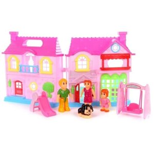 Кукольный домик Дом для кукол со светом и звуком на батарейках в подарок