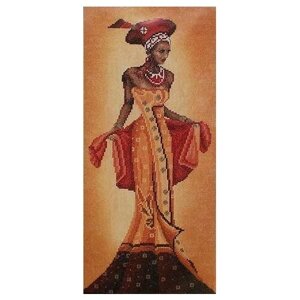 Lanarte Набор для вышивания Африканский мотив 20 х 40 см (0008096-PN)